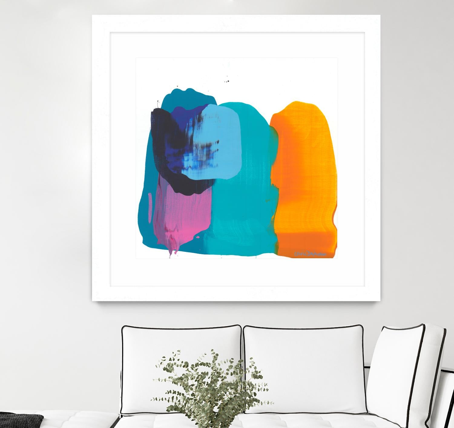 Love 06 by Claire Desjardins on GIANT ART - orange abstract