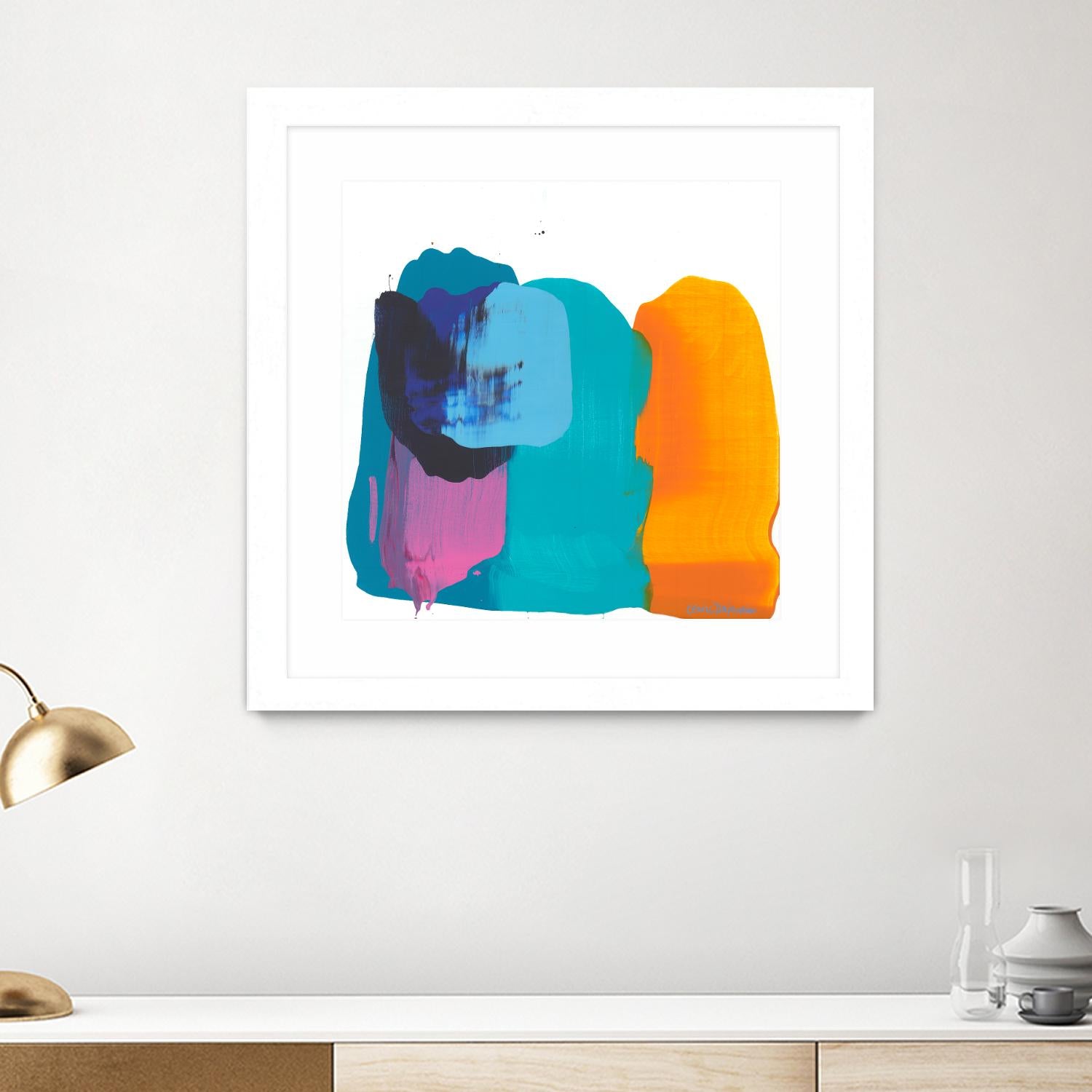 Love 06 by Claire Desjardins on GIANT ART - orange abstract
