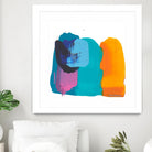 Love 06 by Claire Desjardins on GIANT ART - orange abstract
