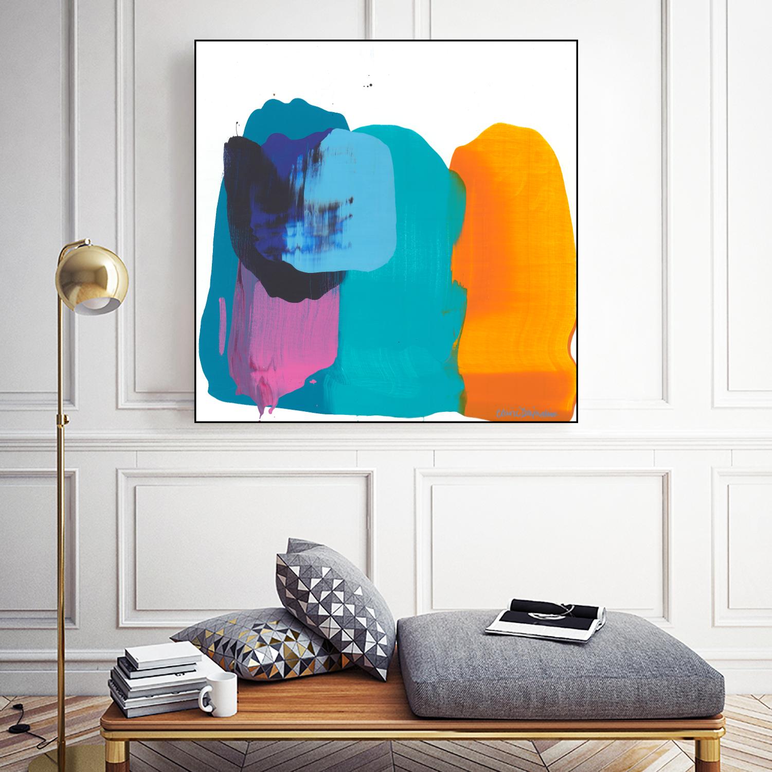 Love 06 by Claire Desjardins on GIANT ART - orange abstract