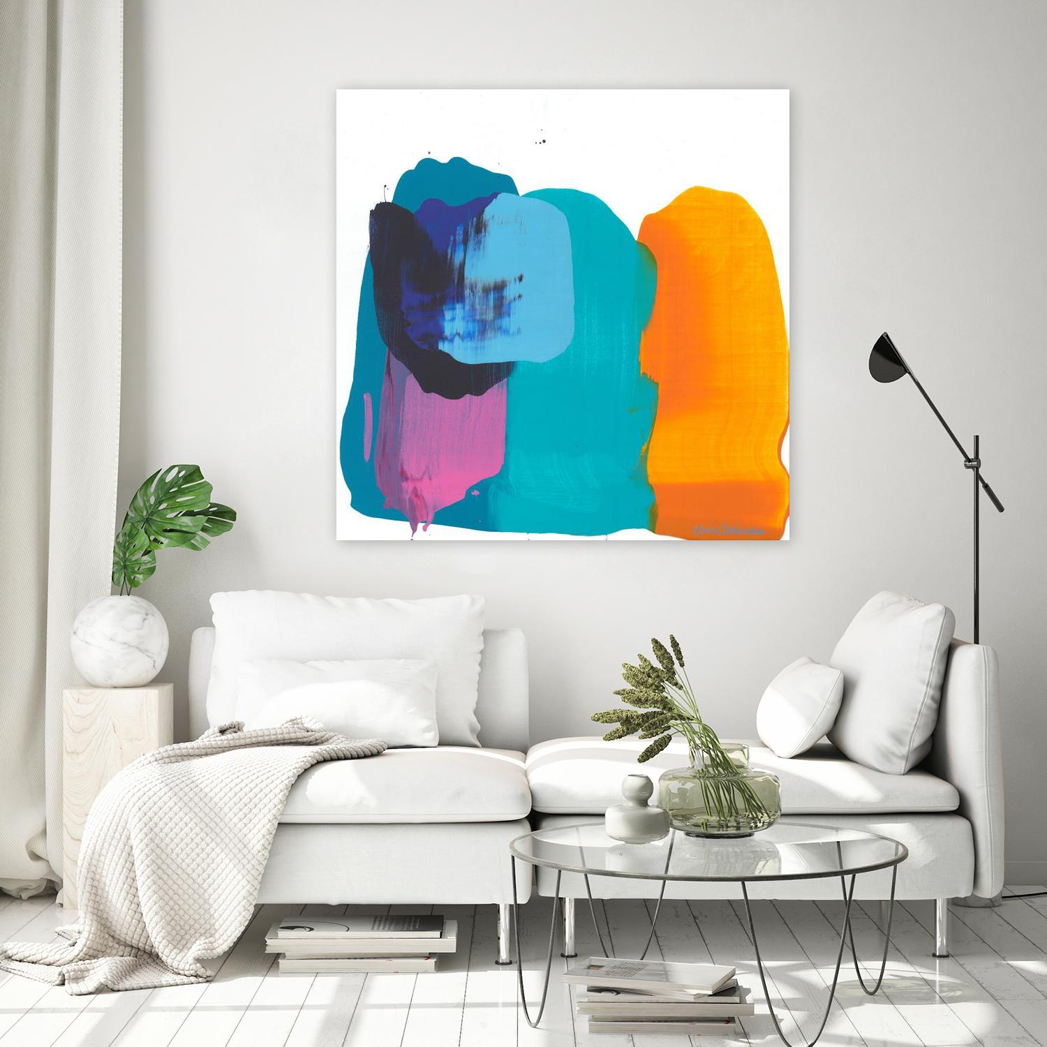 Love 06 by Claire Desjardins on GIANT ART - orange abstract canadian