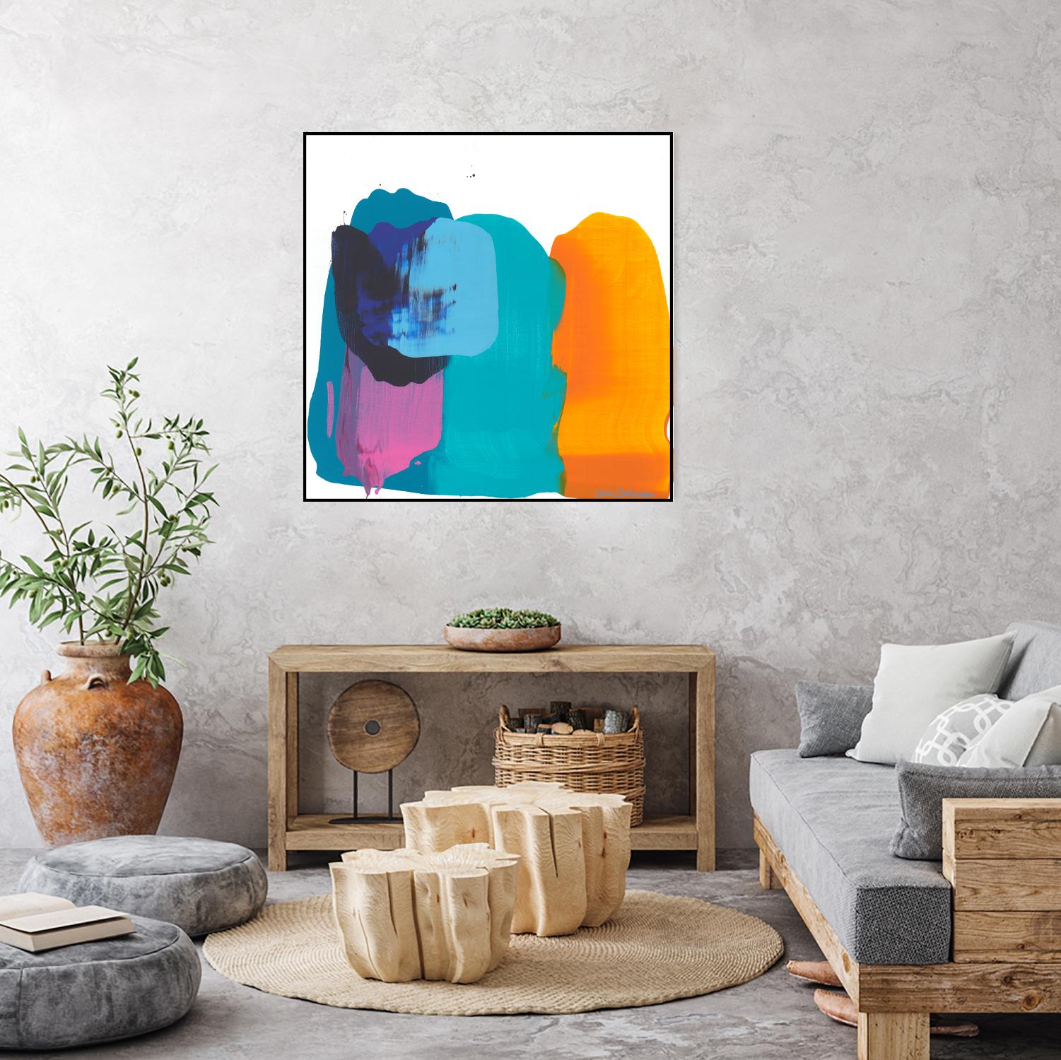 Love 06 by Claire Desjardins on GIANT ART - orange abstract