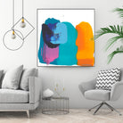 Love 06 by Claire Desjardins on GIANT ART - orange abstract