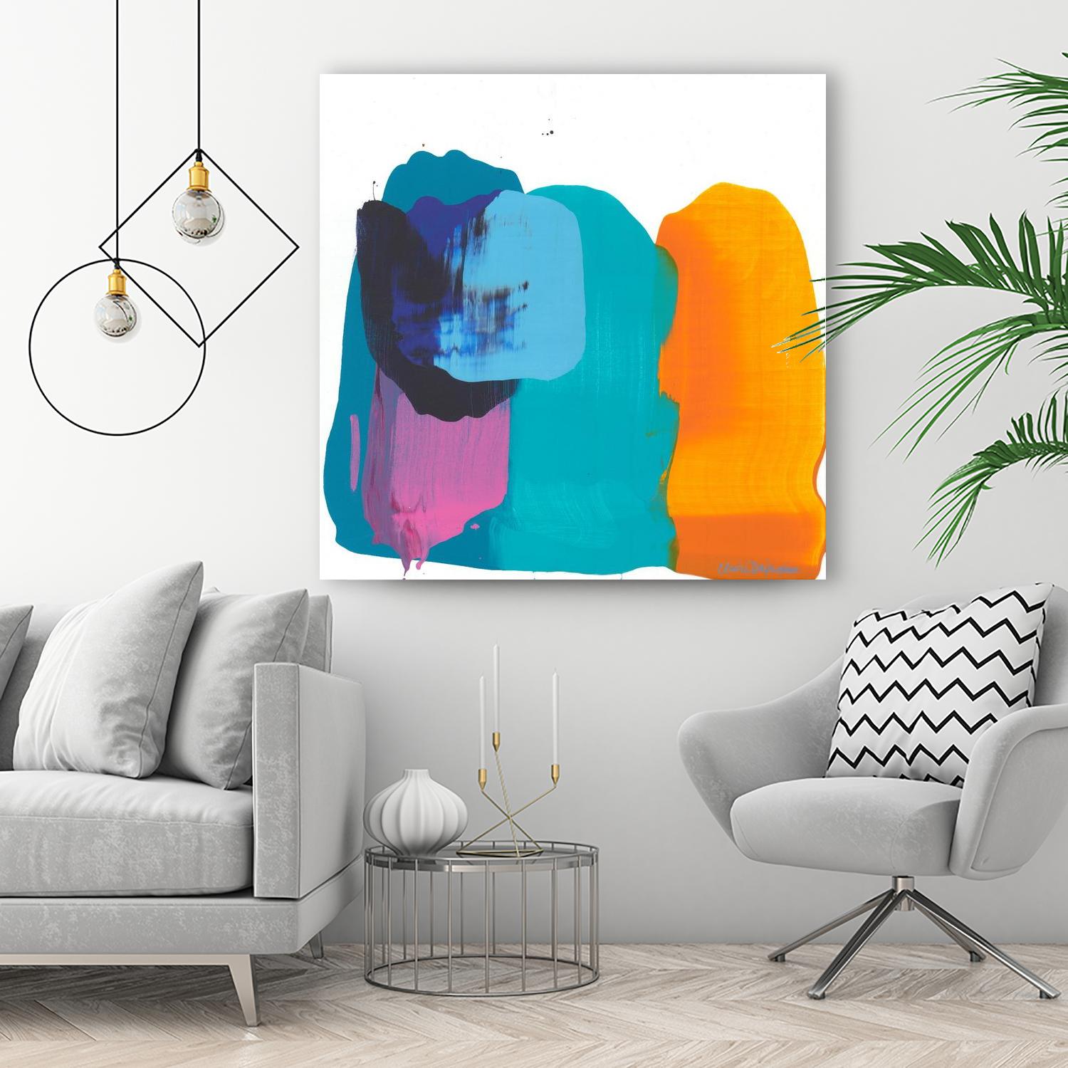 Love 06 by Claire Desjardins on GIANT ART - orange abstract canadian