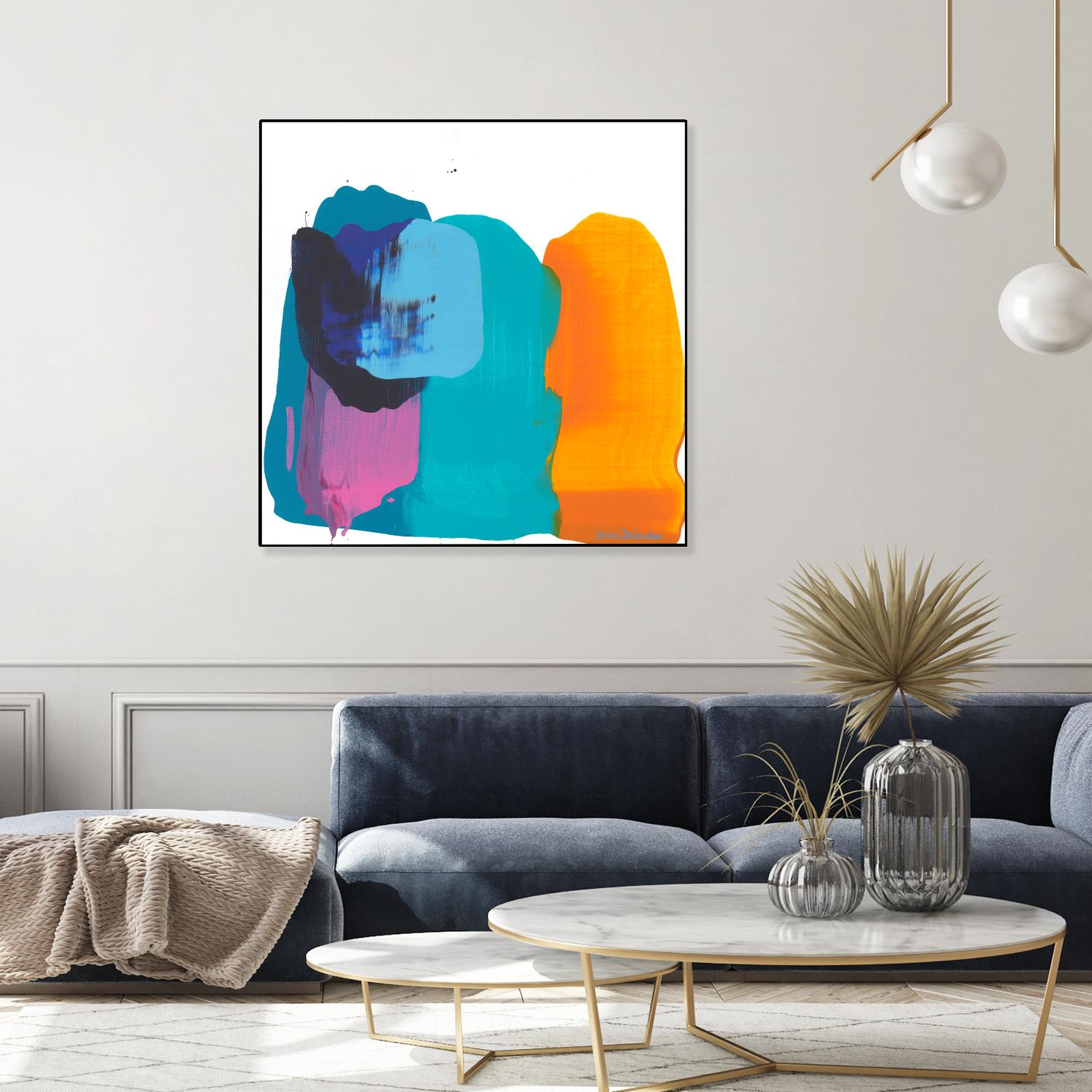 Love 06 by Claire Desjardins on GIANT ART - orange abstract