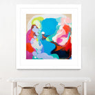 Traveling back in Time by Claire Desjardins on GIANT ART - blue abstract