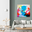 Traveling back in Time by Claire Desjardins on GIANT ART - red abstract canadian