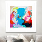 Traveling back in Time by Claire Desjardins on GIANT ART - blue abstract