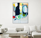 Old Tricks by Claire Desjardins on GIANT ART - yellow abstract