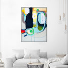 Old Tricks by Claire Desjardins on GIANT ART - yellow abstract