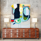 Old Tricks by Claire Desjardins on GIANT ART - yellow abstract