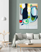 Old Tricks by Claire Desjardins on GIANT ART - yellow abstract