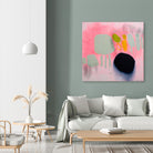 My safe and sound by Claire Desjardins on GIANT ART - pink abstract canadian