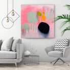 My safe and sound by Claire Desjardins on GIANT ART - pink abstract canadian