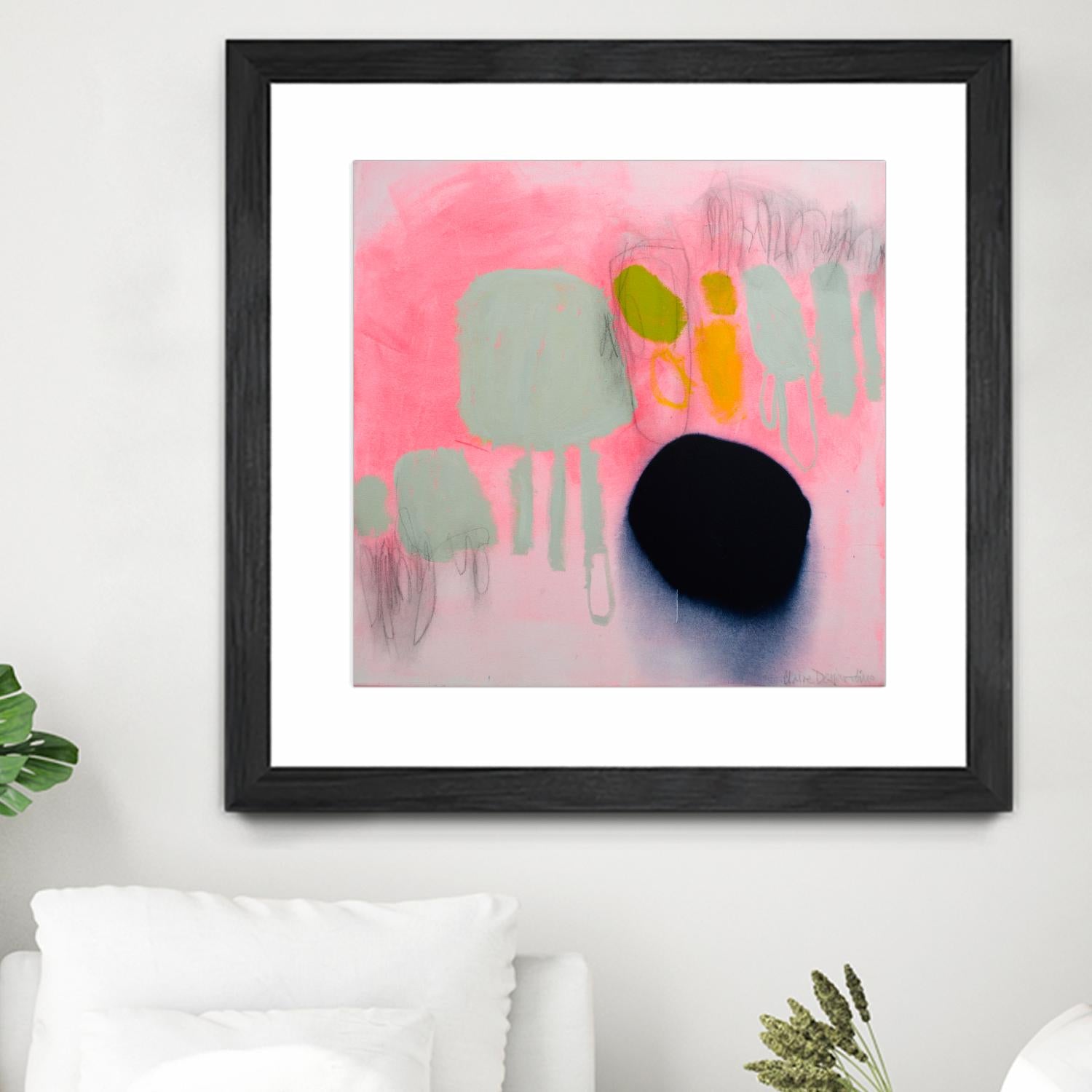 My safe and sound by Claire Desjardins on GIANT ART - pink abstract