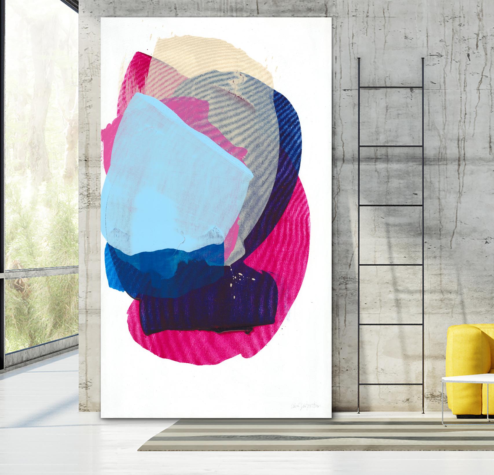 California 04 by Claire Desjardins on GIANT ART - bleu abstract