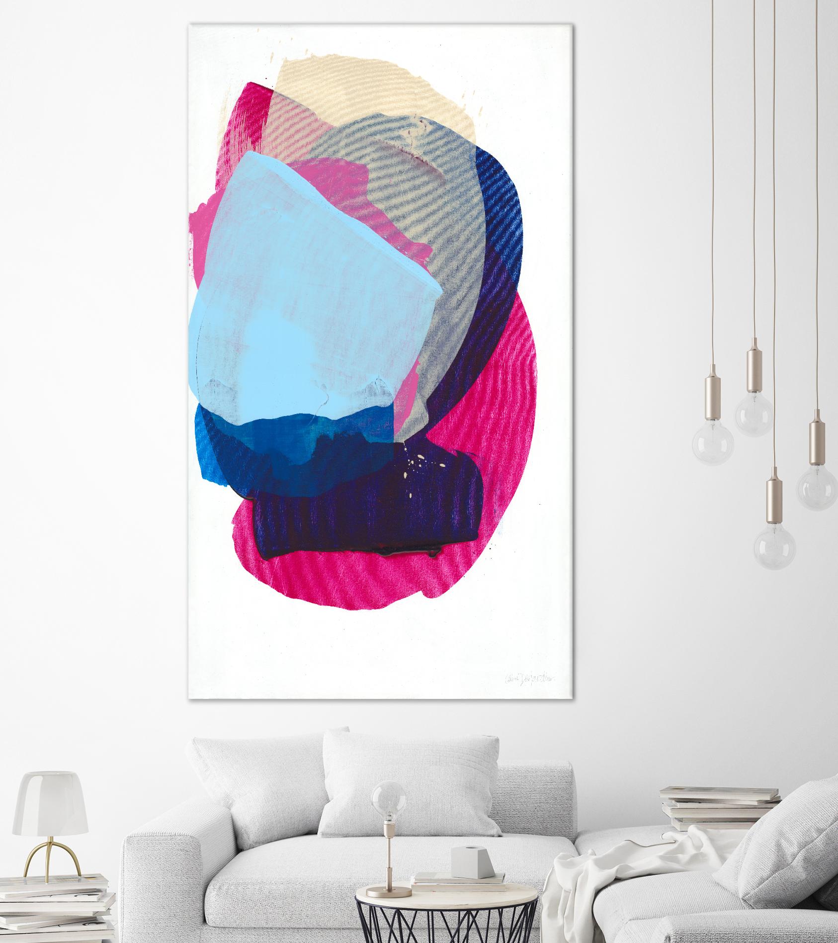 California 04 by Claire Desjardins on GIANT ART - bleu abstract
