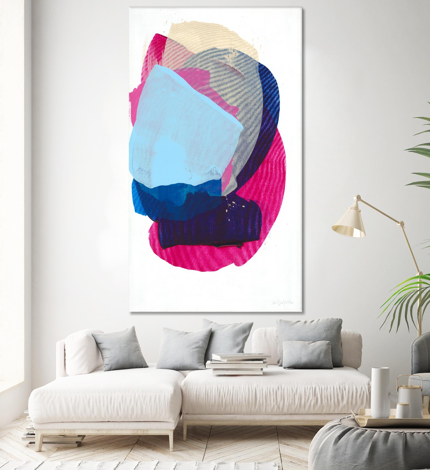 California 04 by Claire Desjardins on GIANT ART - bleu abstract