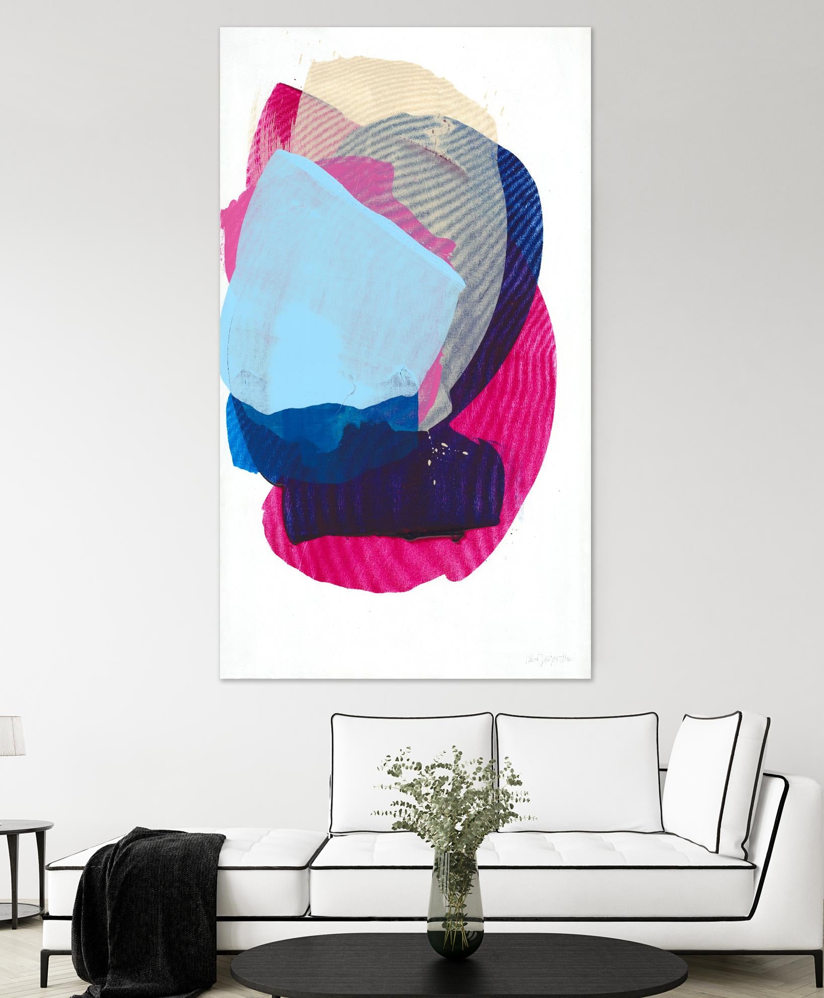 California 04 by Claire Desjardins on GIANT ART - bleu abstract
