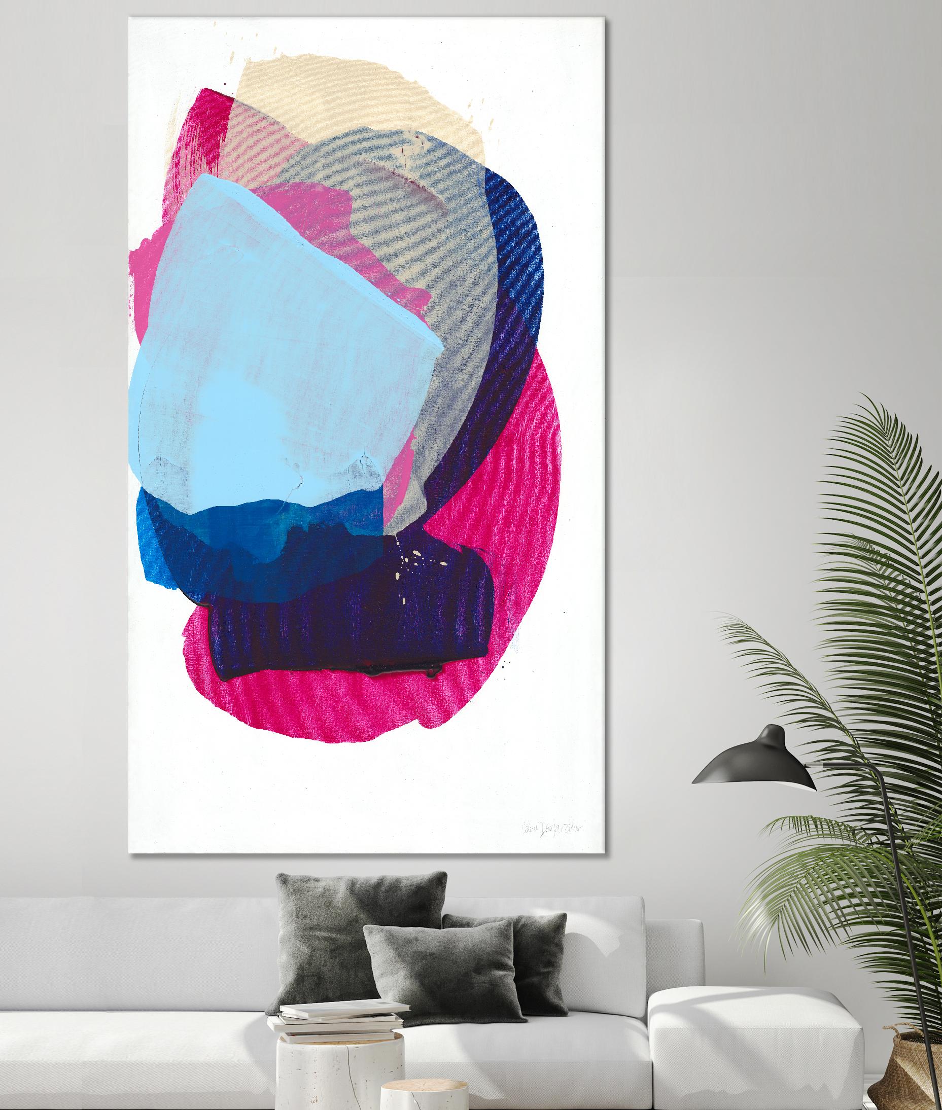 California 04 by Claire Desjardins on GIANT ART - bleu abstract