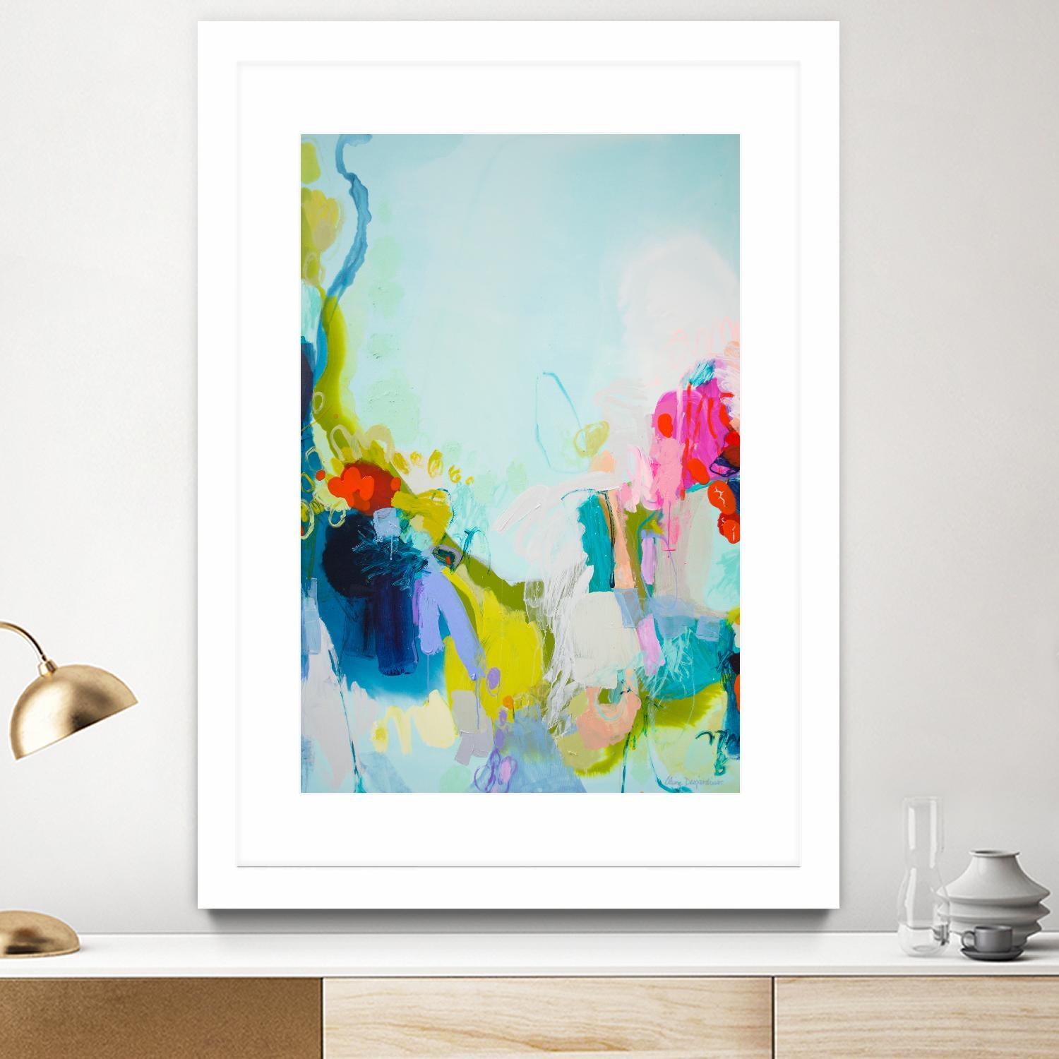 Cant you see by Claire Desjardins on GIANT ART - red abstract