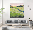 Beautiful Landscape I by Jacques Clement on GIANT ART - green landscape artistes du québec