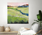 Beautiful Landscape I by Jacques Clement on GIANT ART - green landscape artistes du québec
