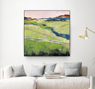 Beautiful Landscape I by Jacques Clement on GIANT ART - green landscape artistes du québec