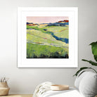 Beautiful Landscape I by Jacques Clement on GIANT ART - green landscape artistes du québec