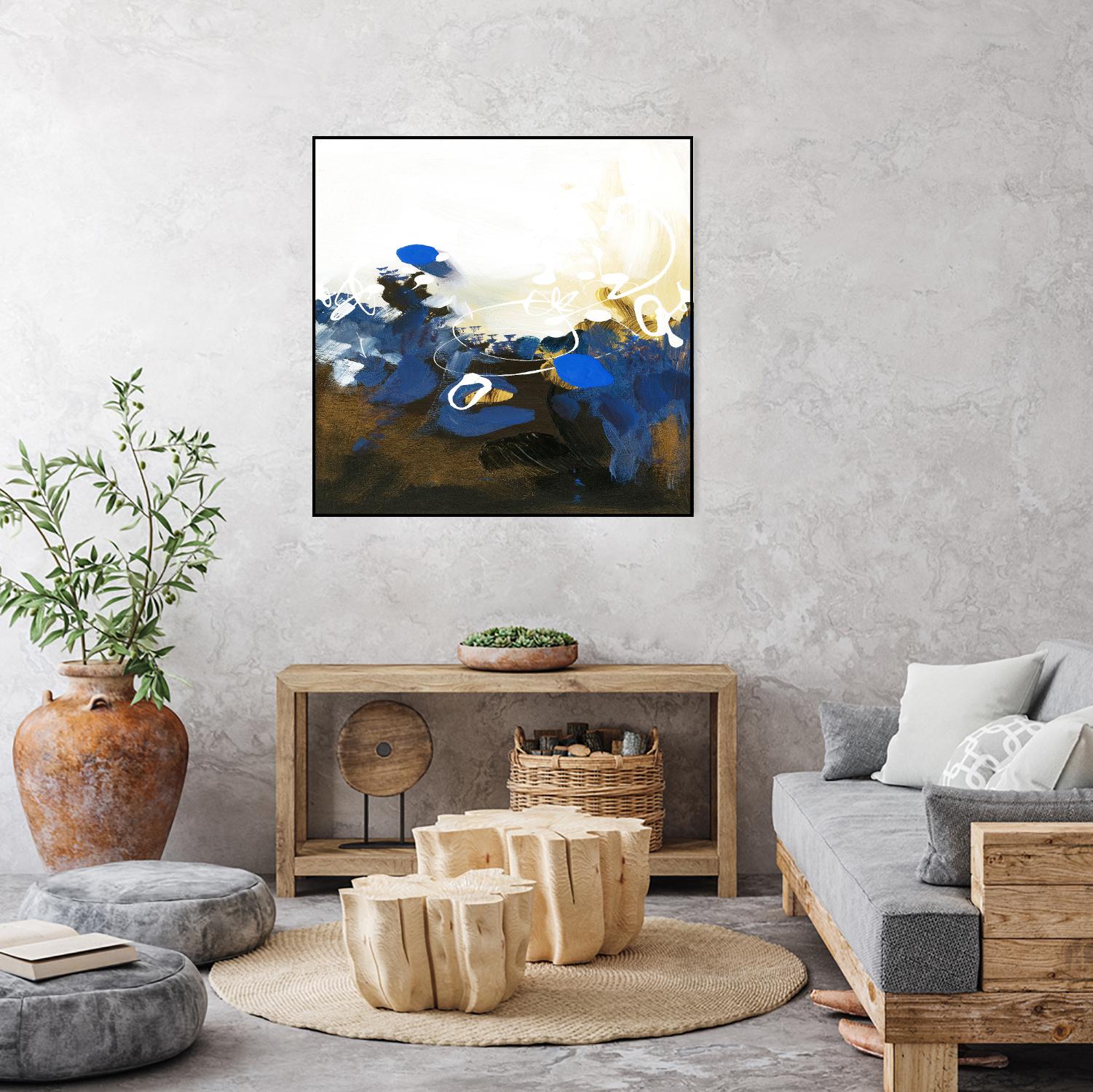 Blue Abstract by Meejlau on GIANT ART - blue abstract