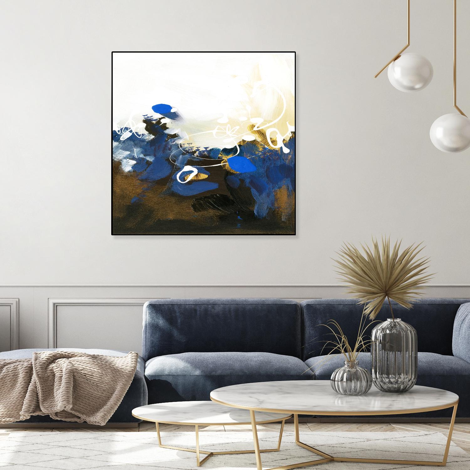 Blue Abstract by Meejlau on GIANT ART - blue abstract