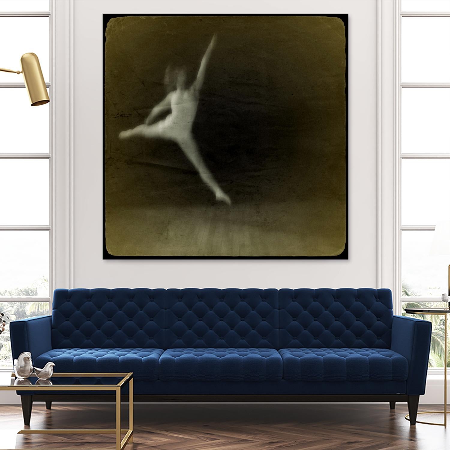 Dancing motion I by Jean-François Dupuis on GIANT ART - beige music - dance ballerine