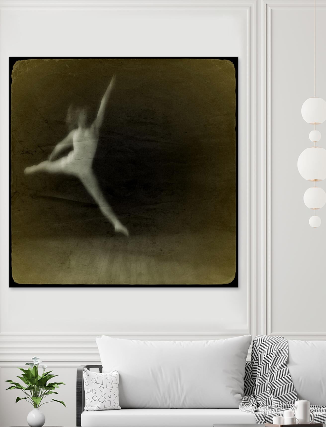 Dancing motion I by Jean-François Dupuis on GIANT ART - beige music - dance ballerine