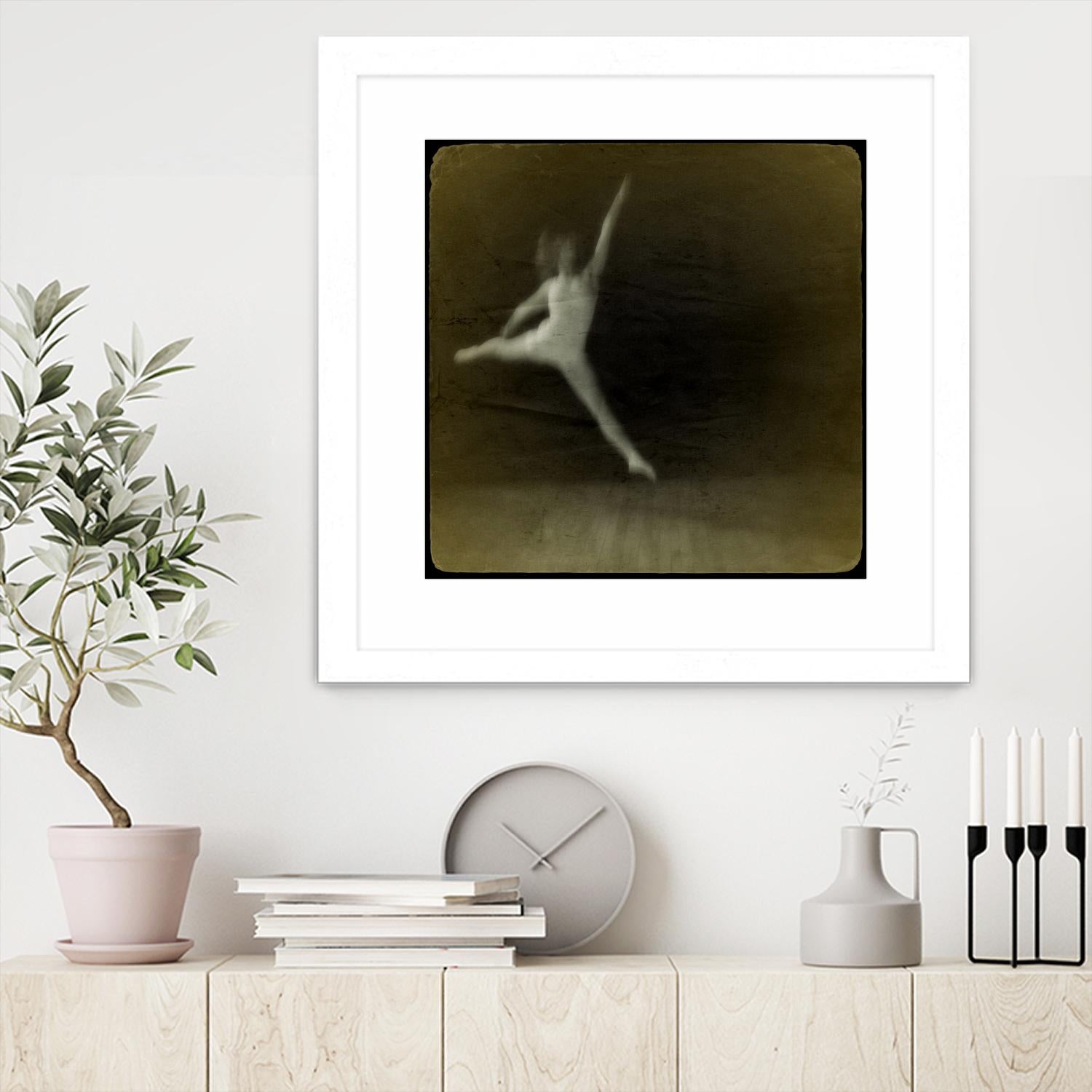 Dancing motion I by Jean-François Dupuis on GIANT ART - beige music - dance ballerine