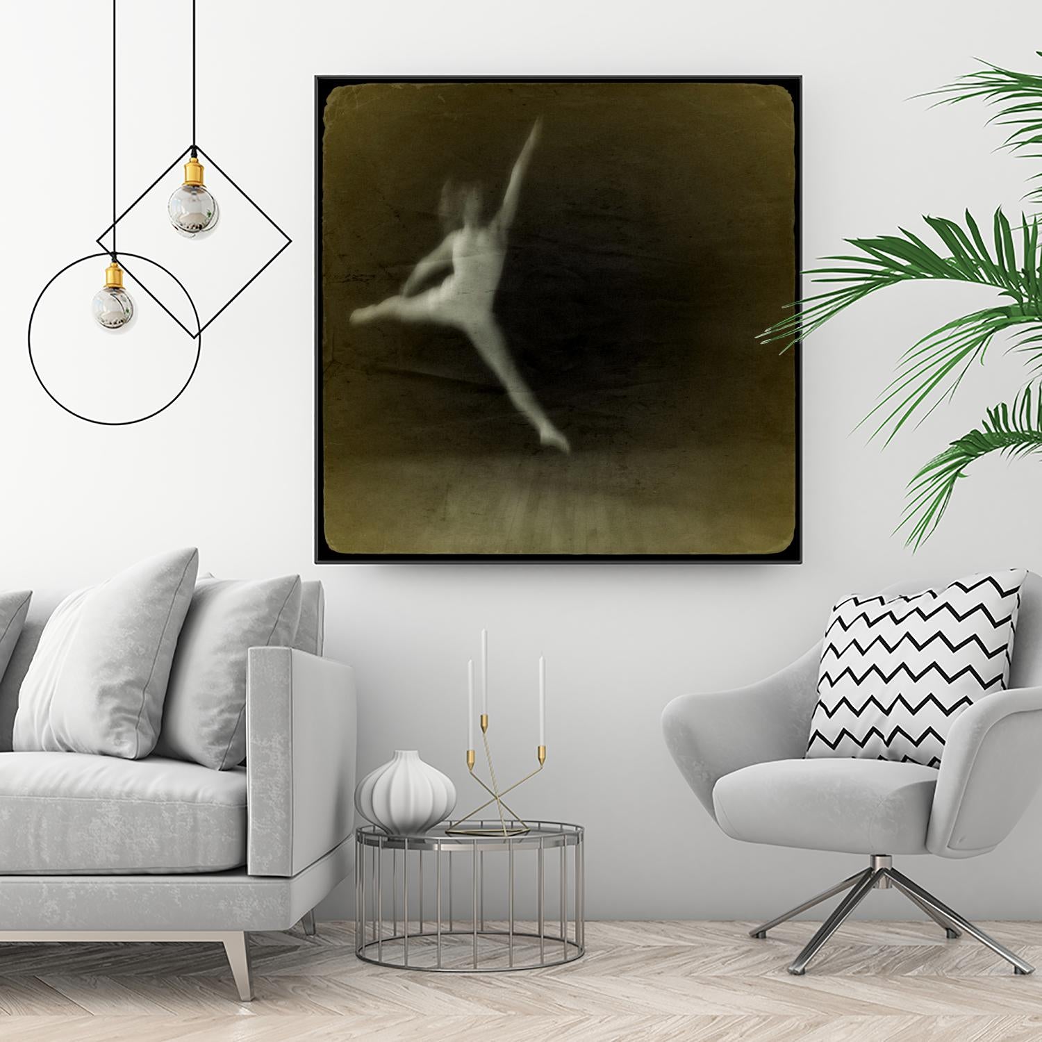 Dancing motion I by Jean-François Dupuis on GIANT ART - beige music - dance ballerine