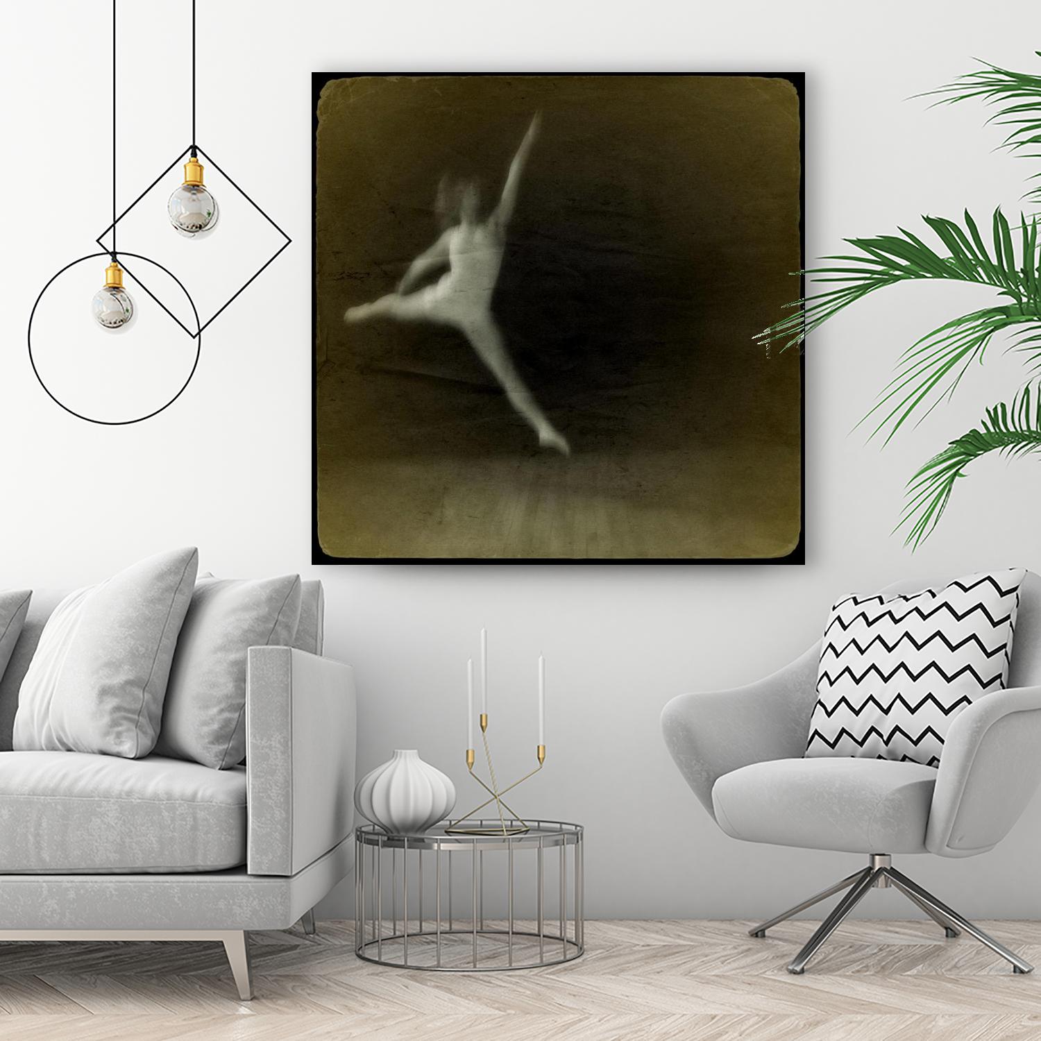 Dancing motion I by Jean-François Dupuis on GIANT ART - beige music - dance ballerine