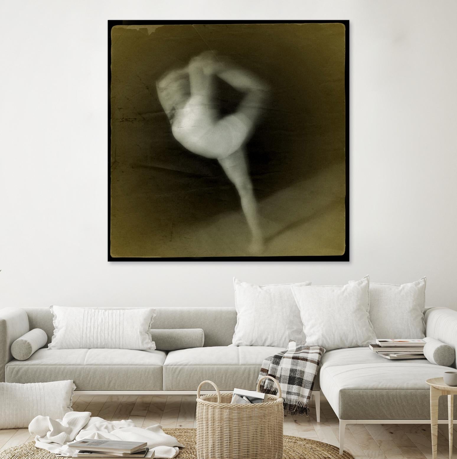 Dancing motion II by Jean-François Dupuis on GIANT ART - beige music - dance ballerine