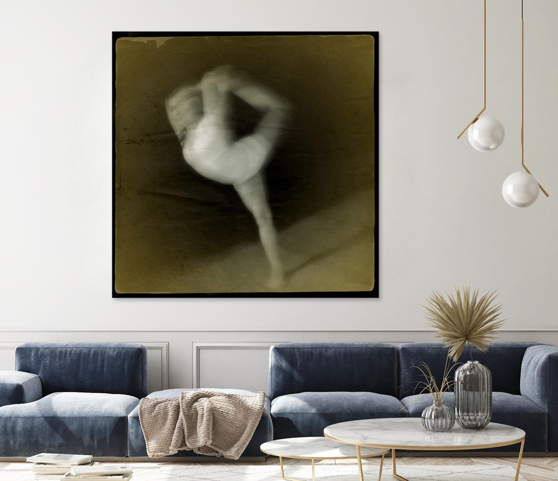 Dancing motion II by Jean-François Dupuis on GIANT ART - beige music - dance ballerine