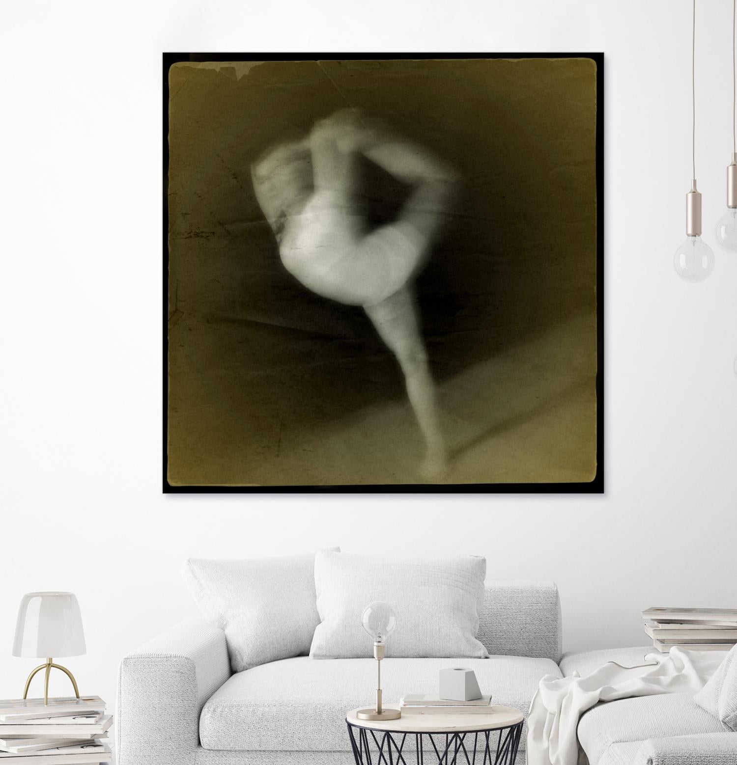 Dancing motion II by Jean-François Dupuis on GIANT ART - beige music - dance ballerine