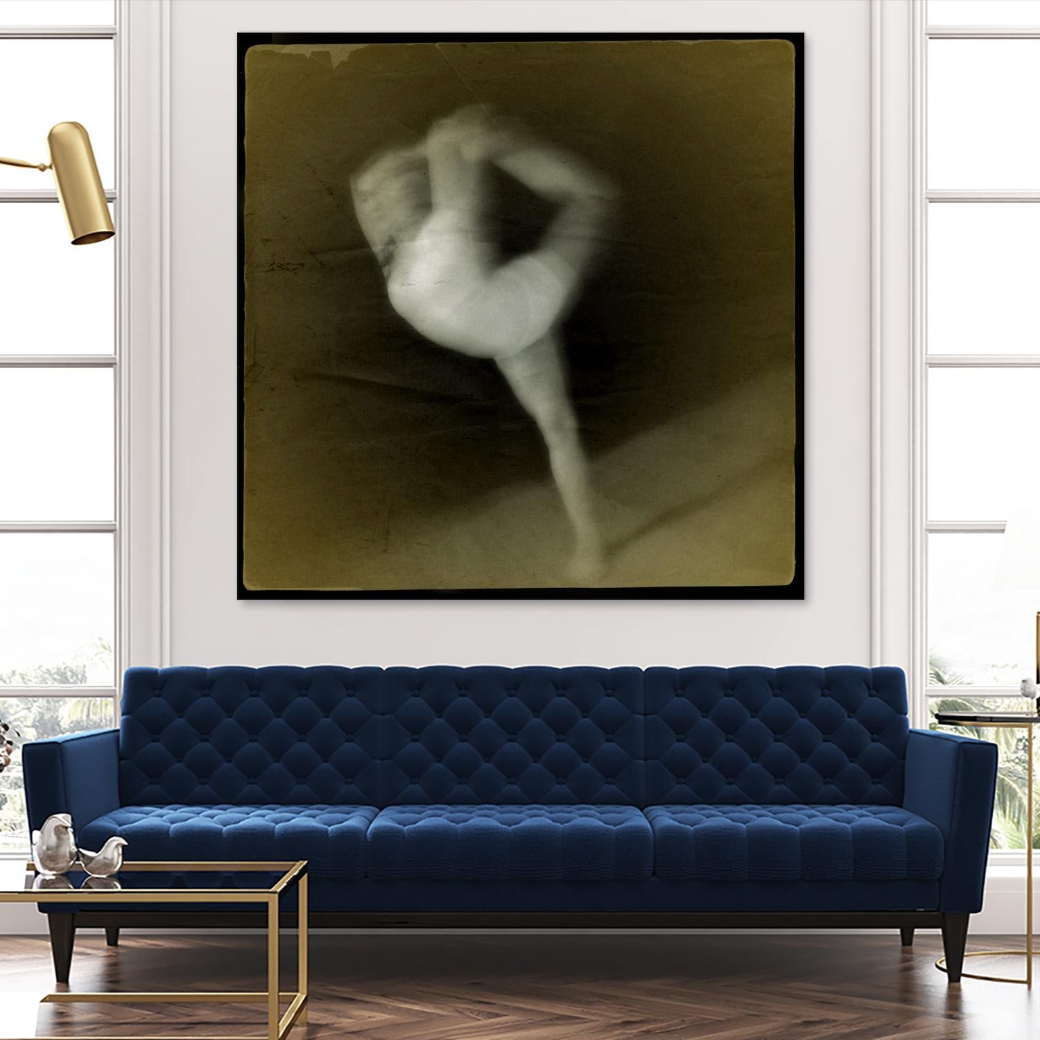 Dancing motion II by Jean-François Dupuis on GIANT ART - beige music - dance ballerine