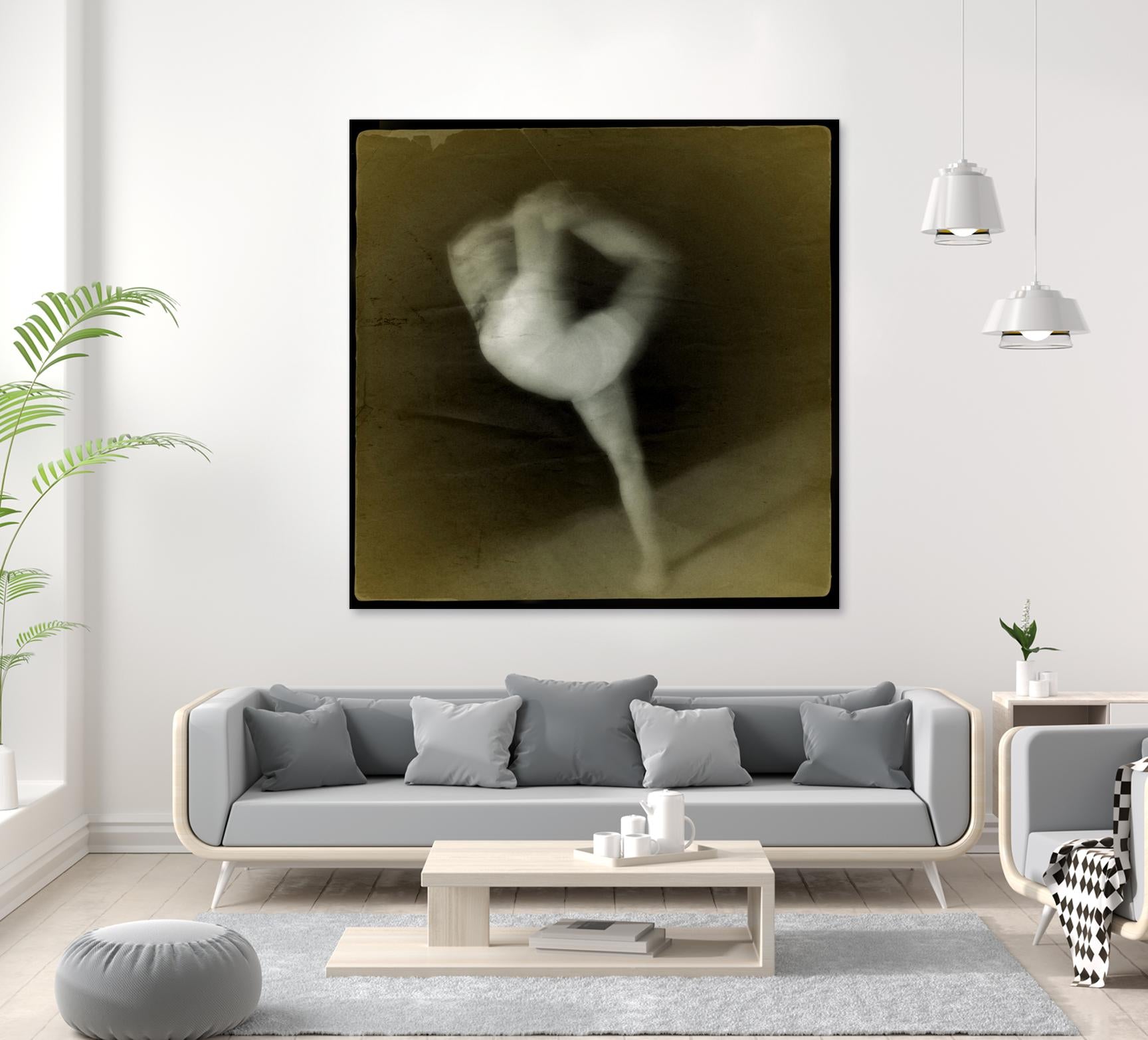 Dancing motion II by Jean-François Dupuis on GIANT ART - beige music - dance ballerine
