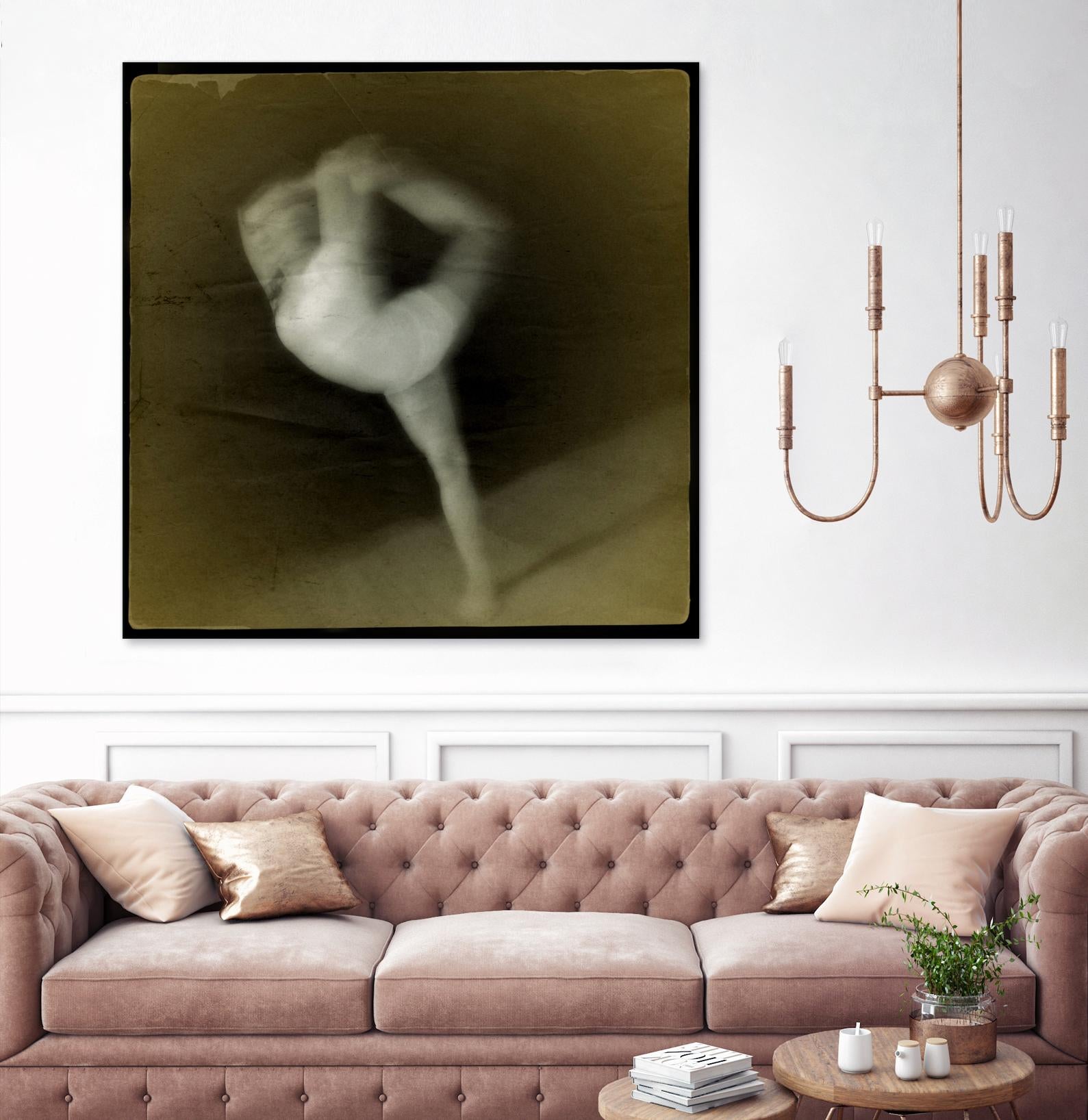 Dancing motion II by Jean-François Dupuis on GIANT ART - beige music - dance ballerine