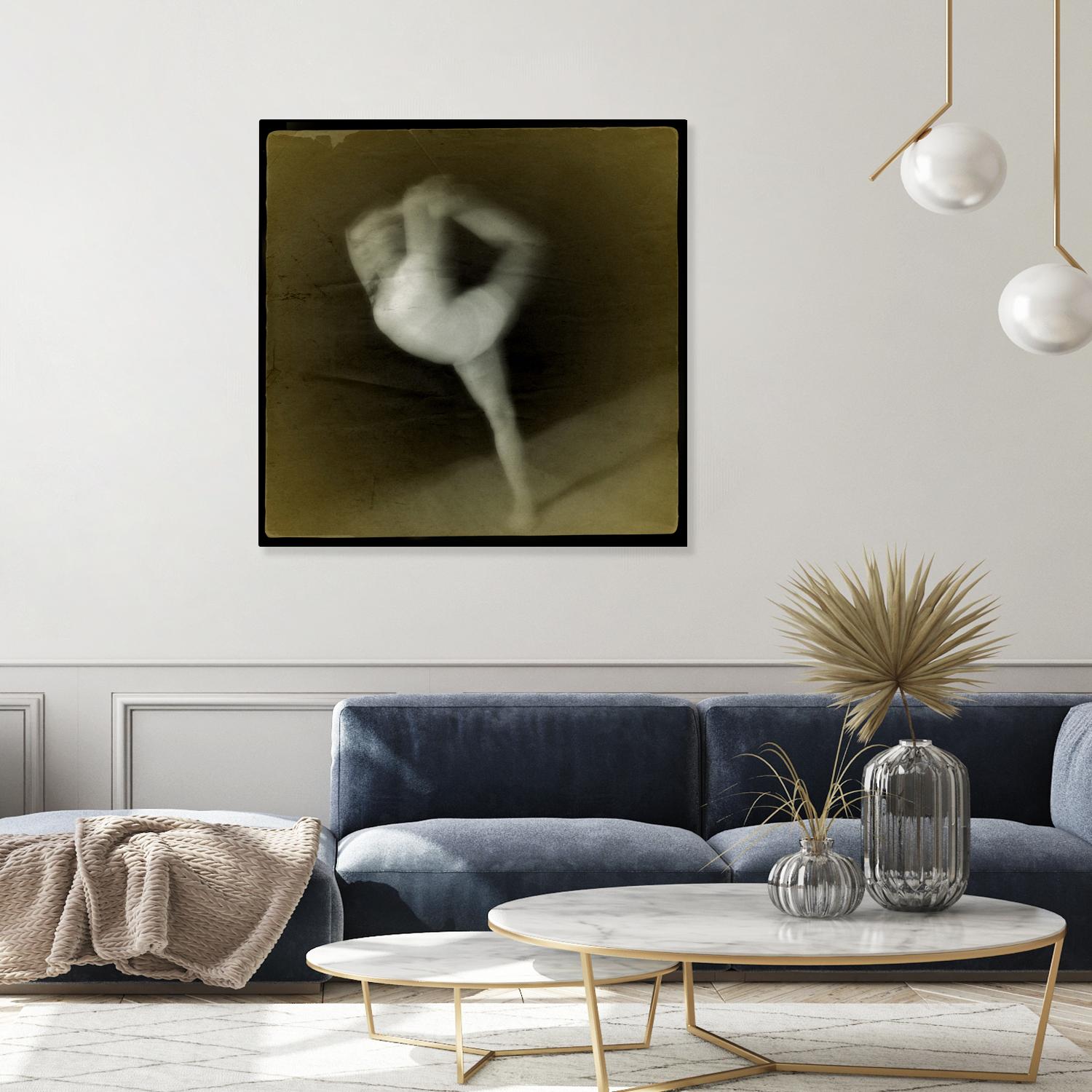 Dancing motion II by Jean-François Dupuis on GIANT ART - beige music - dance ballerine