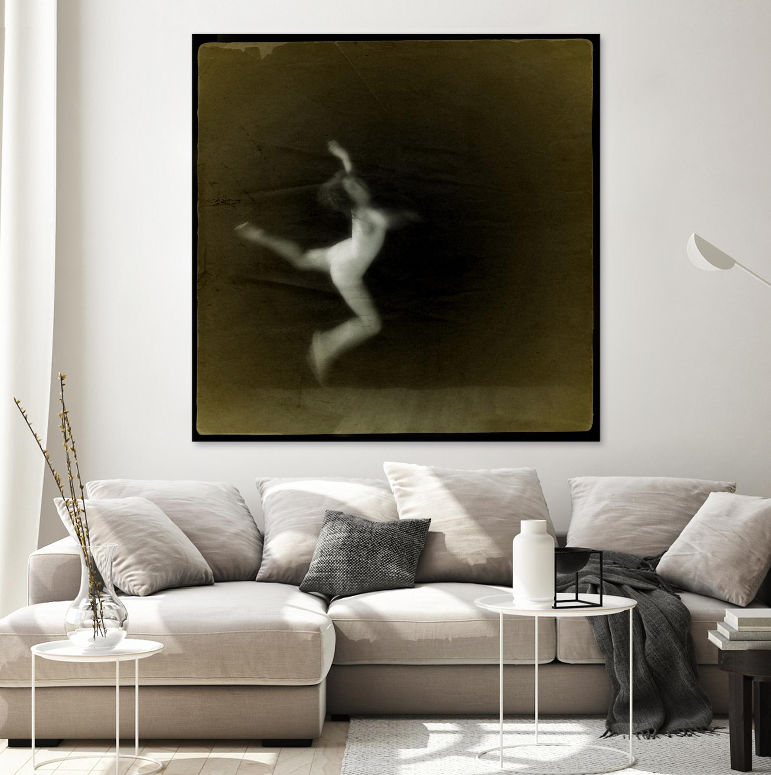 Dancing motion III by Jean-François Dupuis on GIANT ART - beige music - dance ballerine