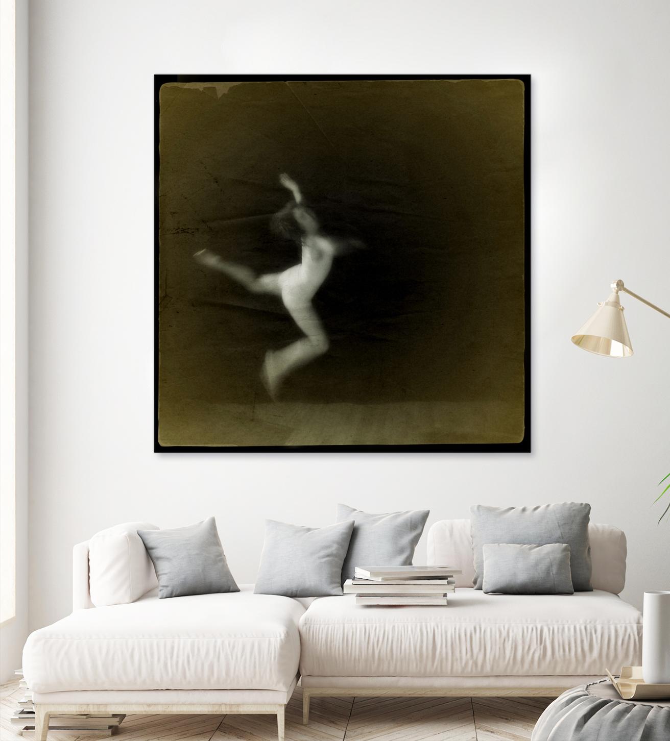 Dancing motion III by Jean-François Dupuis on GIANT ART - beige music - dance ballerine