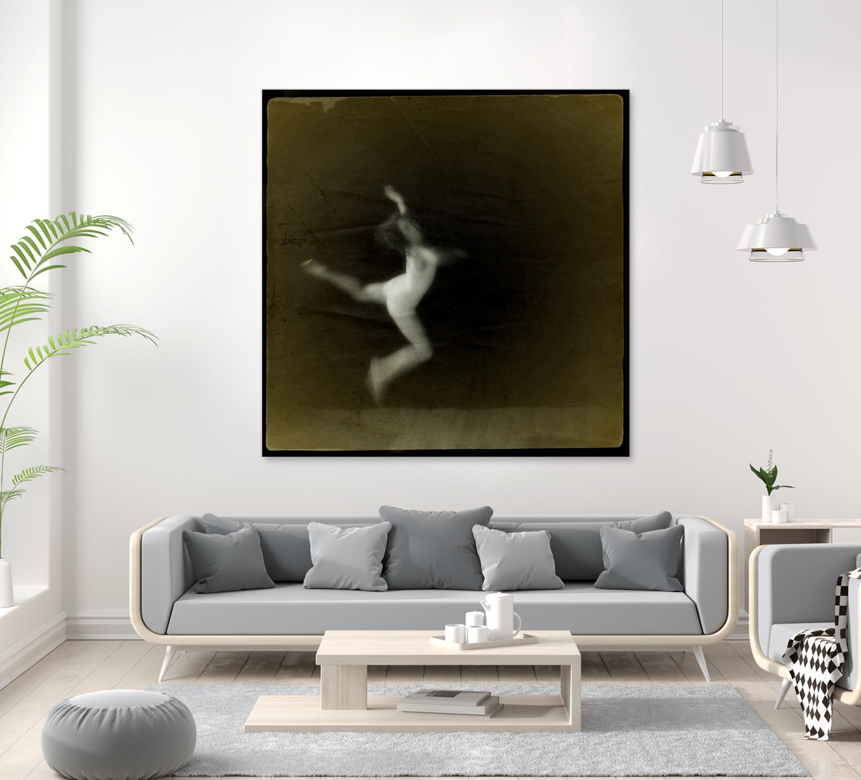 Dancing motion III by Jean-François Dupuis on GIANT ART - beige music - dance ballerine