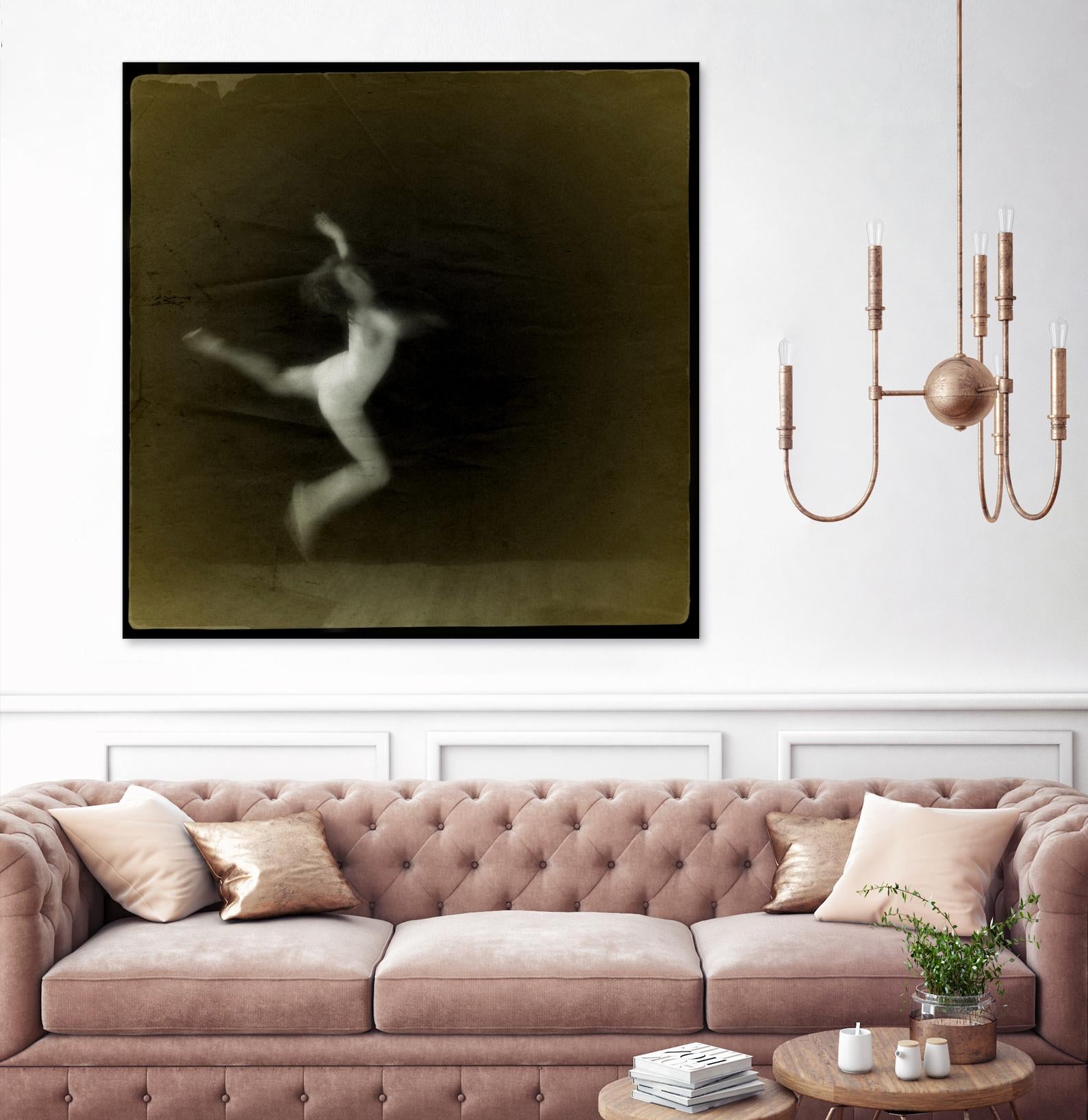 Dancing motion III by Jean-François Dupuis on GIANT ART - beige music - dance ballerine