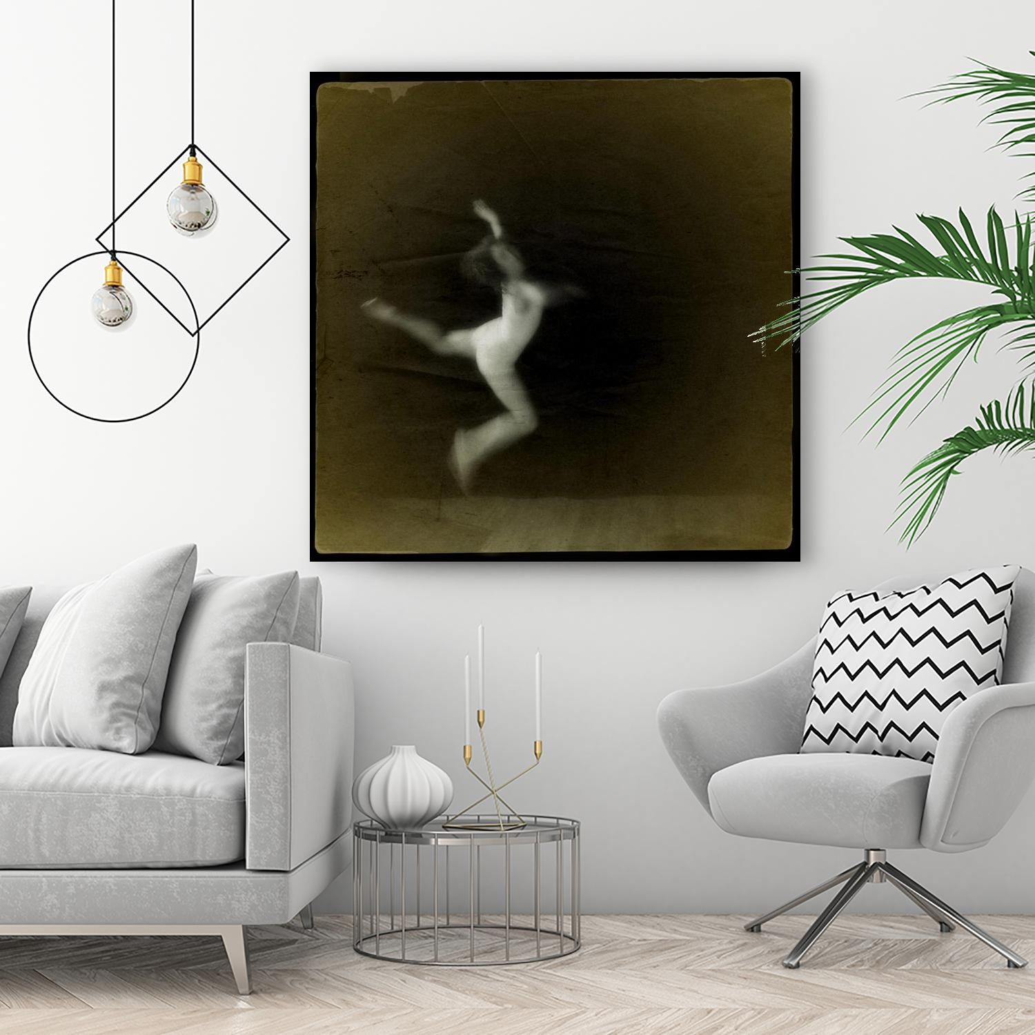 Dancing motion III by Jean-François Dupuis on GIANT ART - beige music - dance ballerine