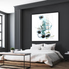 Remplir le paysage II by Sylvie Cloutier on GIANT ART - blue abstract
