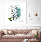 Remplir le paysage III by Sylvie Cloutier on GIANT ART - blue abstract